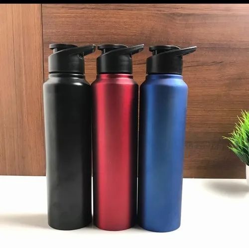 CURVED SHAPE SINGLE WALL STAINLESS STEEL BOTTLE